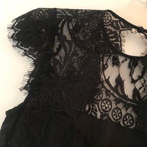 BB Dakota Little Black Lace Dress